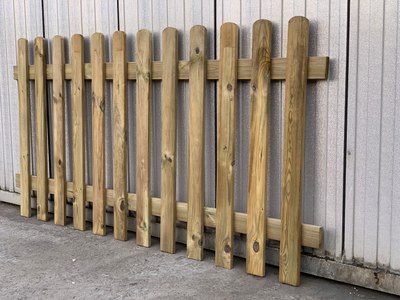 Изгородь декоративная Массив-Древ Прямой строганный 120x200