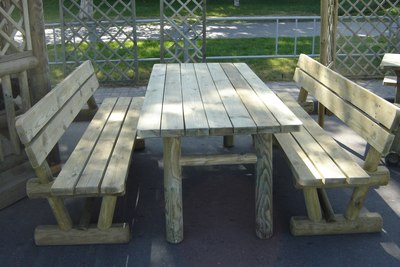 Скамья садовая Массив-Древ L150 1500x600xН810