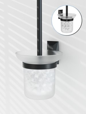 Ершик для унитаза KLEBER Ice KLE-ICE020BL