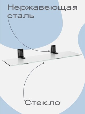 Полка для ванной KLEBER Ice KLE-ICE034BL