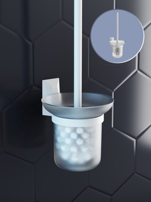 Ершик для унитаза KLEBER Ice KLE-ICE020WT