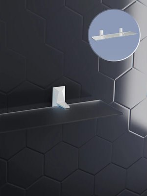 Полка для ванной KLEBER Ice KLE-ICE034WT