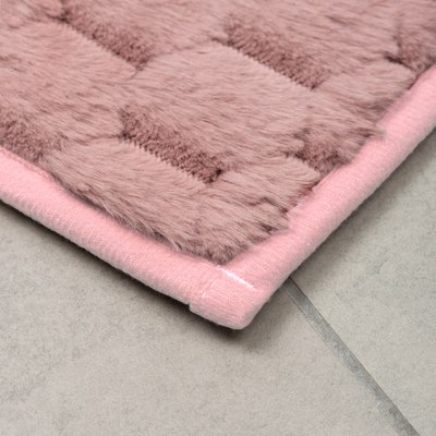 Коврик для ванной FORA Honey FOR-HONEY-5080-PINK