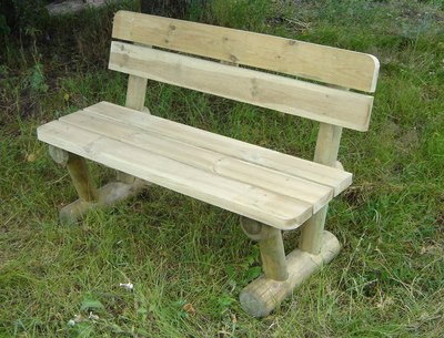 Скамья садовая Массив-Древ L120М 1200x600xН810