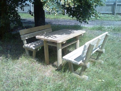 Скамья садовая Массив-Древ L150М 1500x600xН811