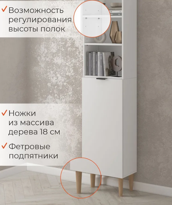 Стеллаж Monofix Одос с одной дверцей