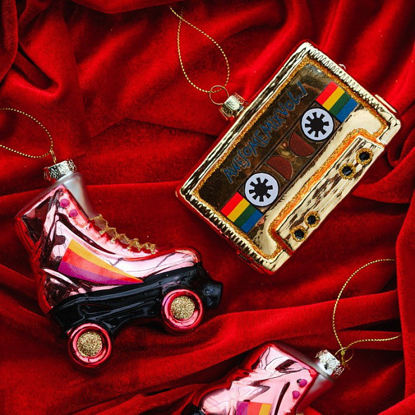 Елочная игрушка Goodwill Xmas 2024 Кассета / YA 92644