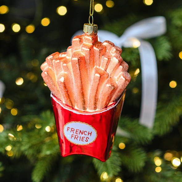 Елочная игрушка Goodwill Xmas 2024 Картошка фри / YA 92506