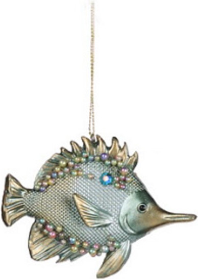 Елочная игрушка Goodwill Xmas 2024 Тропическая рыба / MO 96347 - фото