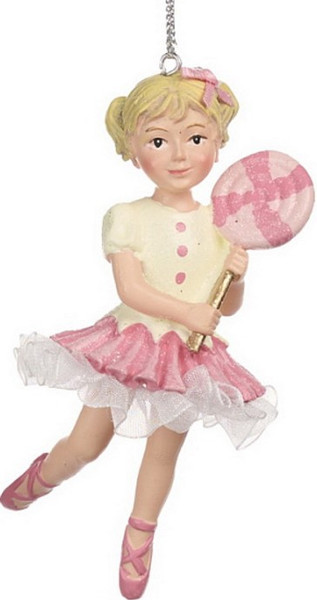 Елочная игрушка Goodwill Xmas 2024 Девочка с круглым леденцом / MO 96322_2 - фото