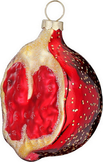 Елочная игрушка Inge's Christmas Ruby Nights. Гранат / 64917H120 - фото