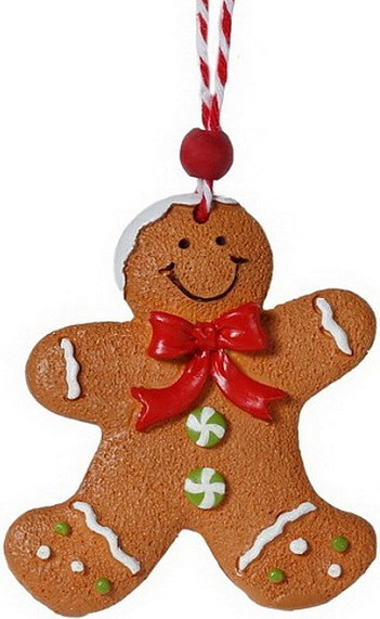 Елочная игрушка Inge's Christmas Festive Fun. Пряничный человечек / 700002096_1 - фото