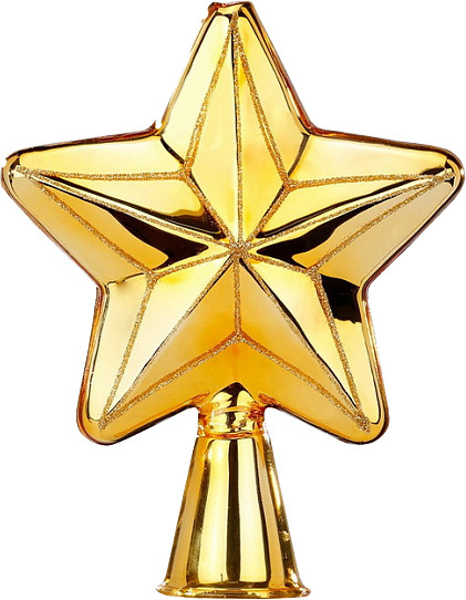 Верхушка для елки Inge's Christmas Classic Gold. Звезда / 600000266 - фото