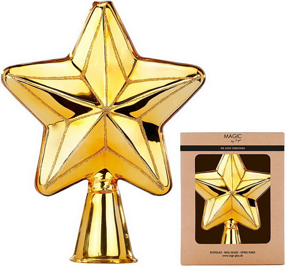 Верхушка для елки Inge's Christmas Classic Gold. Звезда / 600000266