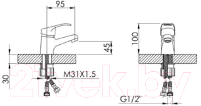 Смеситель Wisent W10215
