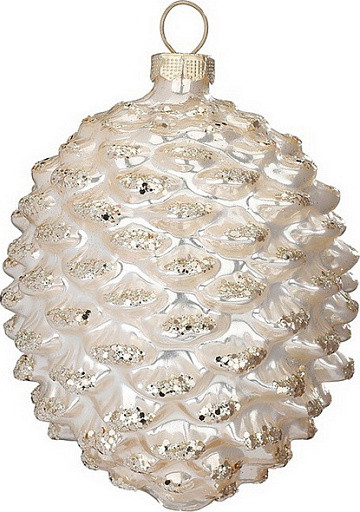 Елочная игрушка Inge's Christmas Classic Gold. Шишка / 64634H120 - фото