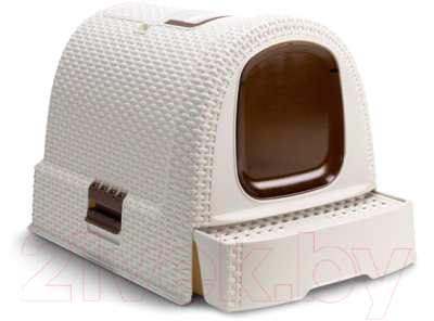 Туалет-домик Curver Cat Litter Box / 198849 - фото