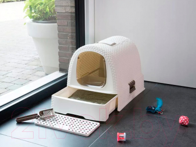 Туалет-домик Curver Cat Litter Box / 198849