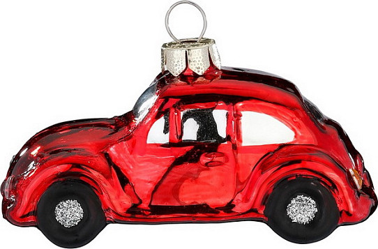 Елочная игрушка Inge's Christmas Figural Glass Ornaments. Машина / 64932H120 - фото