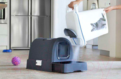 Туалет-домик Curver Cat Litter Box / 198846