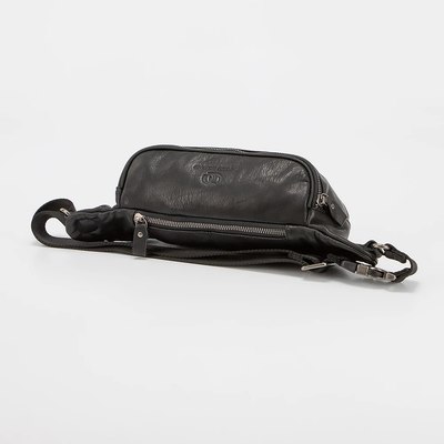 Сумка на пояс Francesco Molinary 846-302B-BLK