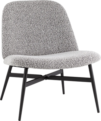 Кресло мягкое Stool Group Ease DM5052 / BMG2635-19 (серый) - фото