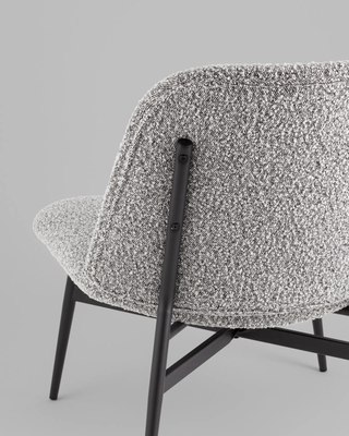 Кресло мягкое Stool Group Ease DM5052 / BMG2635-19 (серый)