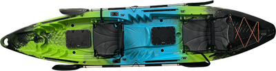 Каяк BarrakuDA SOT390 (черный/зеленый/синий)