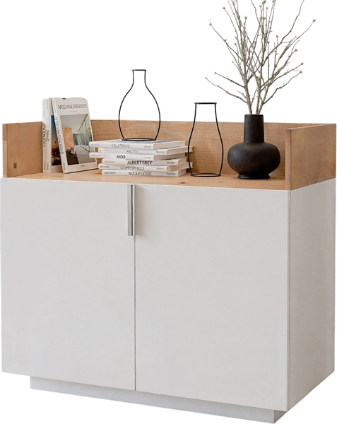 Тумба Dipriz Melamine Д.20058.1 (белый/артизан) - фото