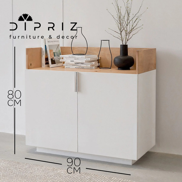 Тумба Dipriz Melamine Д.20058.1 (белый/артизан)