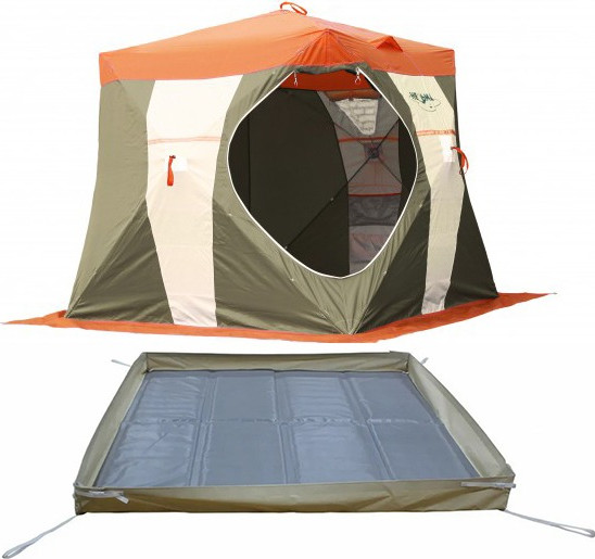 Палатка Митек Нельма Куб-1 с полом без лунок