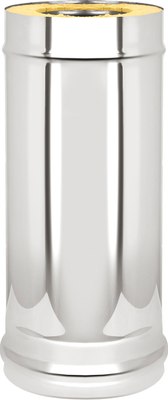 Труба дымохода Везувий AISI 430 1.0мм д.150x250 L-0.5м - фото