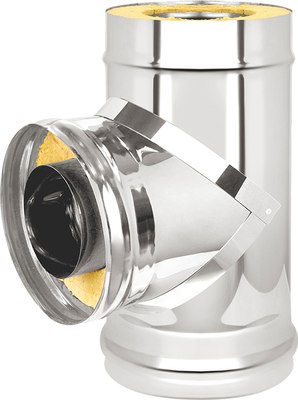 Тройник для дымохода Везувий AISI 430 1.0мм д.115x200 - фото