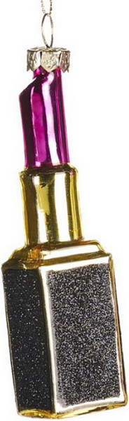 Елочная игрушка Goodwill Xmas 2024 Помада черная / TR 20433_1 - фото