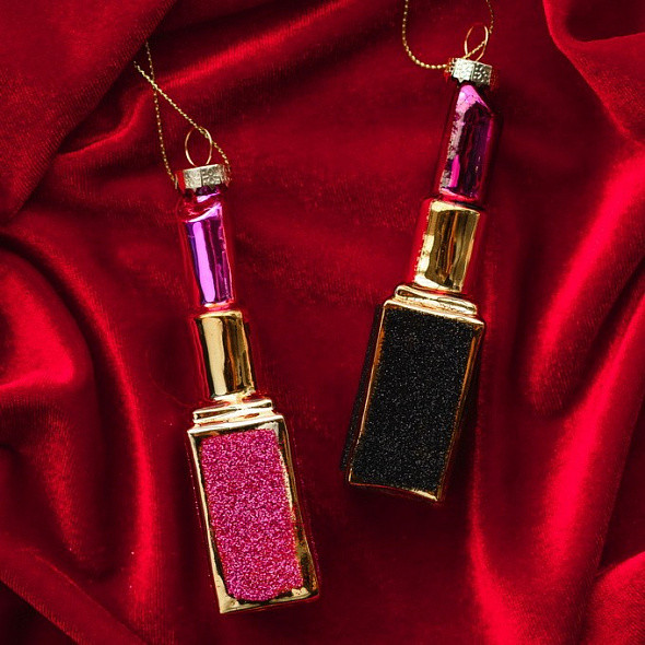 Елочная игрушка Goodwill Xmas 2024 Помада розовая / TR 20433_2