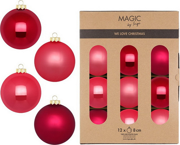 Набор шаров новогодних Inge's Christmas Fairy Tales / 16411P812 - фото