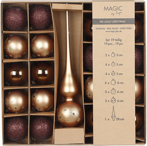 Набор шаров новогодних Inge's Christmas One-Two-Tree! / 40563P416 - фото