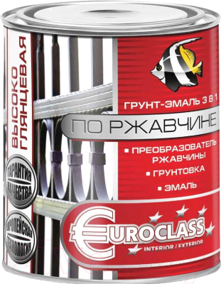 Грунт-эмаль Euroclass По ржавчине RAL 7004 - фото
