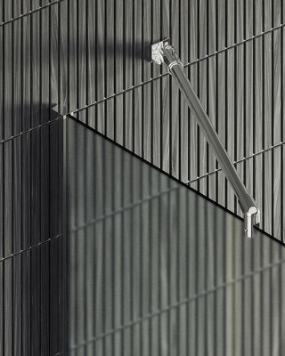 Душевая стенка MaybahGlass 195х99 / MGD-1357-5ш