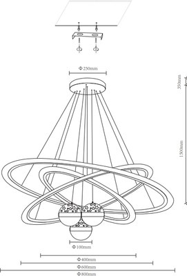 Люстра Velante 431-303-06