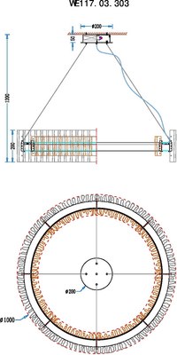 Потолочный светильник Wertmark Patricia WE117.03.303