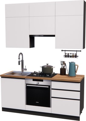 Кухонный гарнитур ВерсоМебель Эко Премиум 1.8 - фото