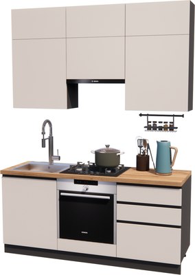 Кухонный гарнитур ВерсоМебель Эко Премиум 1.8 - фото