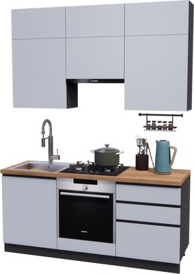 Кухонный гарнитур ВерсоМебель Эко Премиум 1.8 - фото