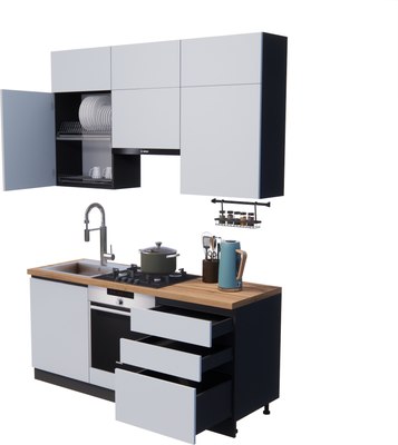 Кухонный гарнитур ВерсоМебель Эко Премиум 1.8