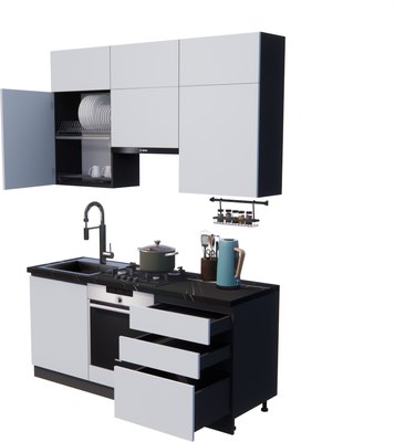 Кухонный гарнитур ВерсоМебель Эко Премиум 1.8
