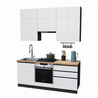 Кухонный гарнитур ВерсоМебель Эко Премиум 1.9 - фото