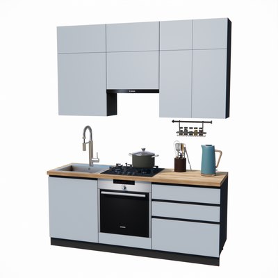Кухонный гарнитур ВерсоМебель Эко Премиум 1.9 - фото