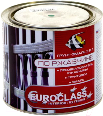 Грунт-эмаль Euroclass По ржавчине RAL 8017 - фото