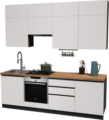 Кухонный гарнитур ВерсоМебель Эко Премиум 2.4 - фото
